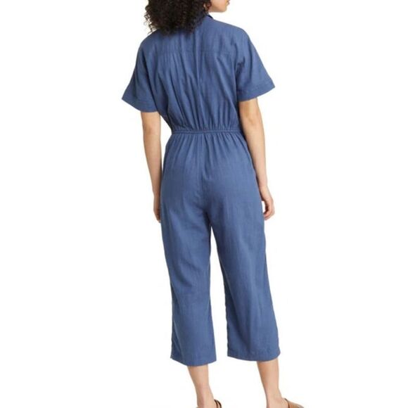 Caslon Linen Blend Utility Jumpsuit - Picture 3 of 8